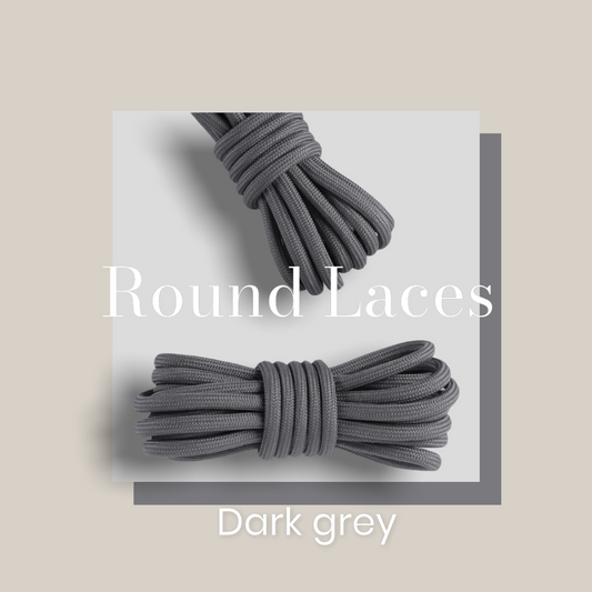 Dark Grey Rope Laces