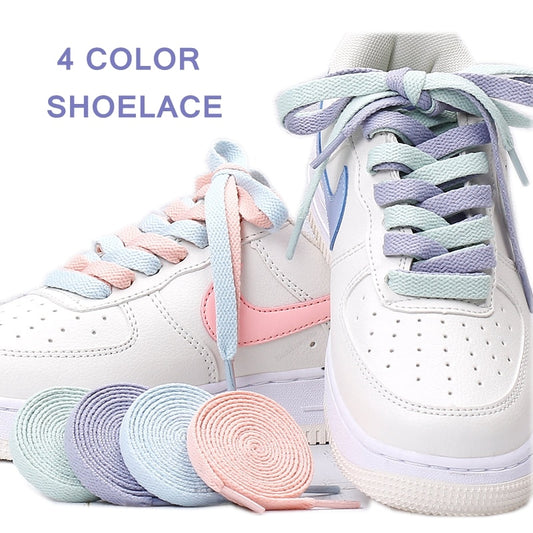 55 Inch Pastel Flat Laces