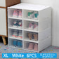 6 Packs Transparent Shoe Box/organizer