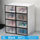 6 Packs Transparent Shoe Box/organizer