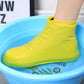 Rain Boots Waterproof Shoe Cover Silicone Unisex Outdoor solid Waterproof Non-Slip Non-slip Wear-Resistant Reusable Shoe Cover