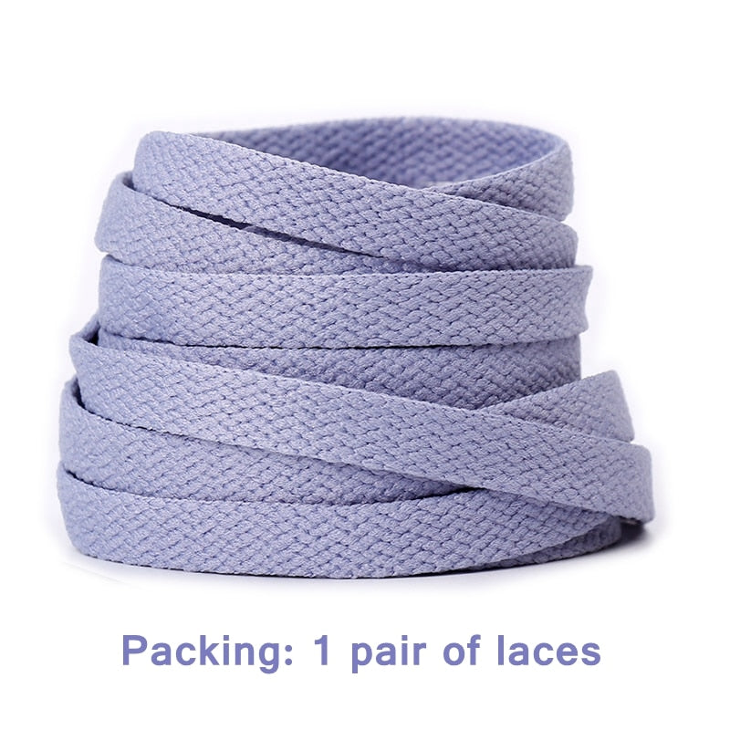 55 Inch Pastel Flat Laces