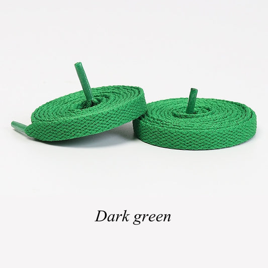 Dark Green Flat Laces