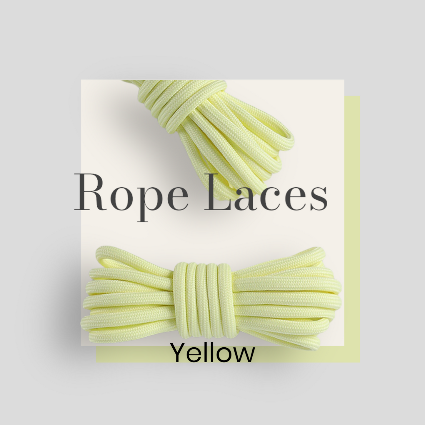 Yellow Jordan XI Replacement Laces