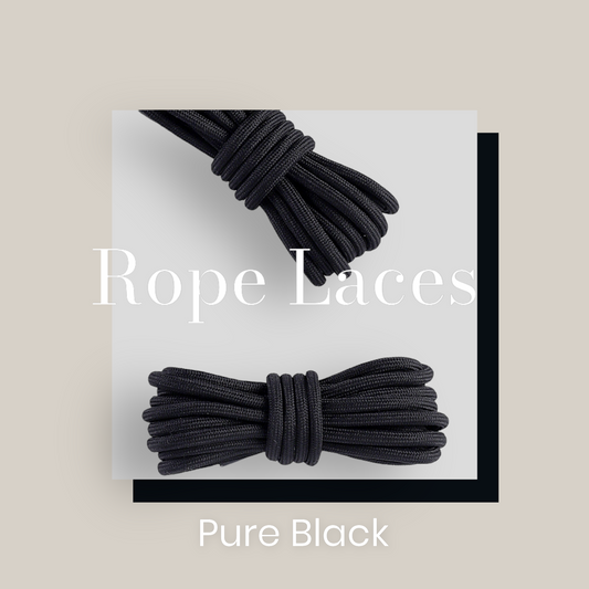 Pure Black Jordan XI Replacement Laces