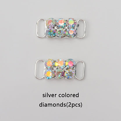 Luxury Rhinestone 2pc Shoe Charms