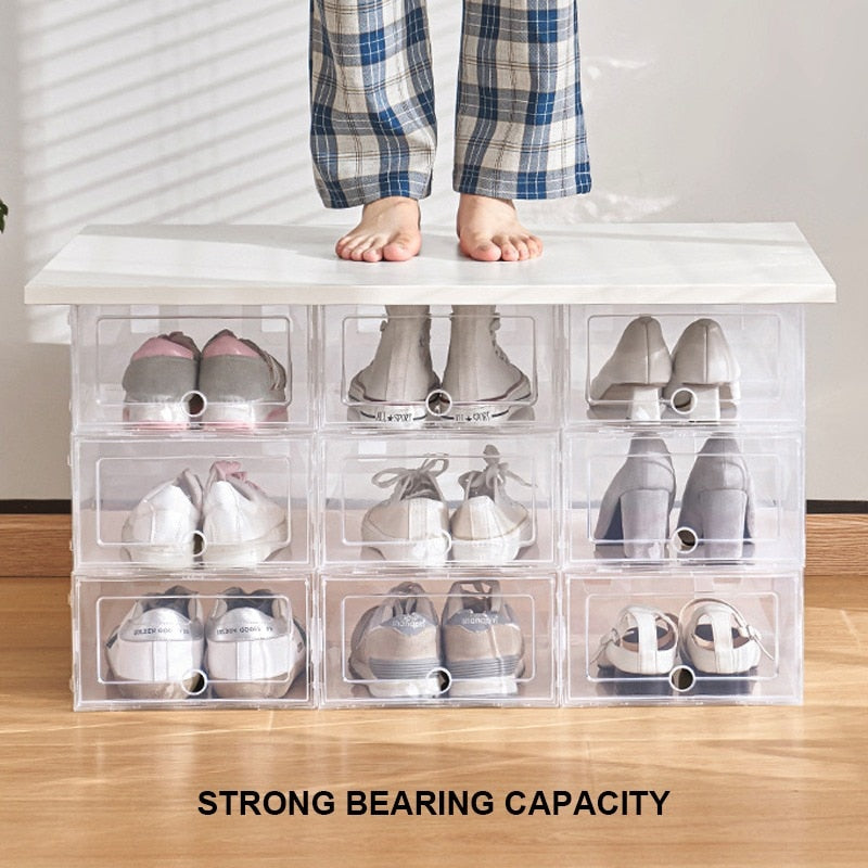 Clear Shoe Storage and organization