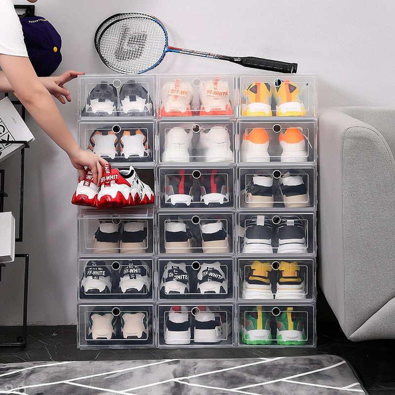 Clear Shoe Storage and organization