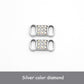 Luxury Rhinestone 2pc Shoe Charms