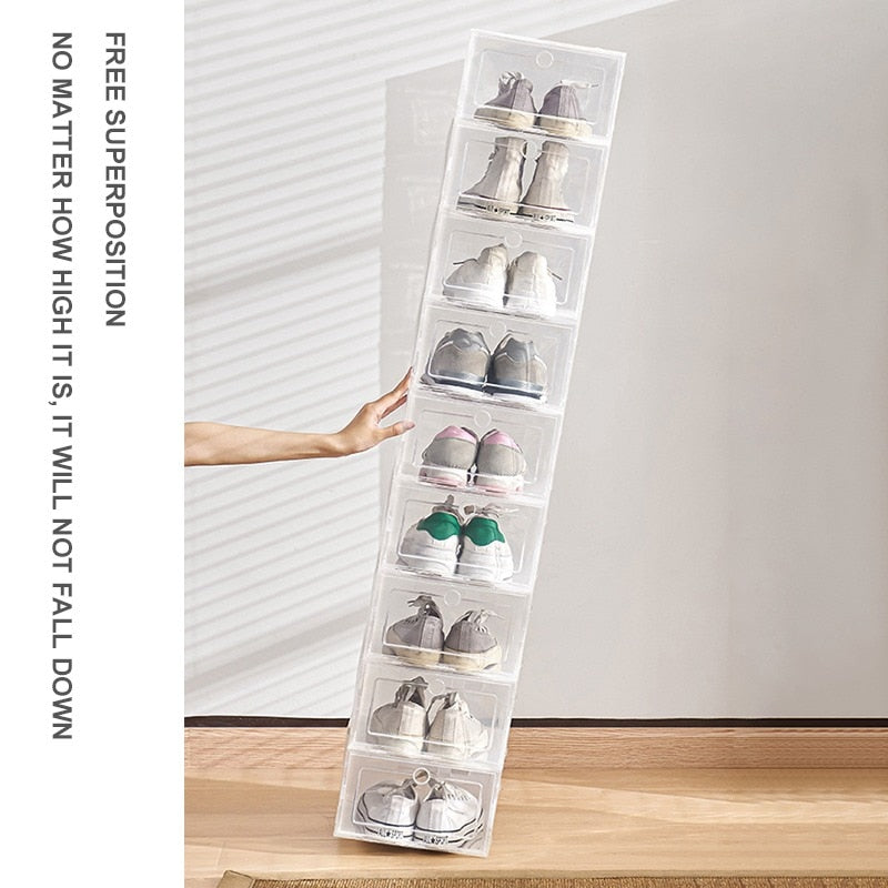 Clear Shoe Storage and organization