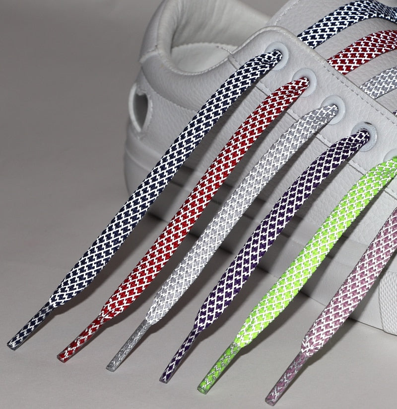 63 inch Reflective Flat Laces