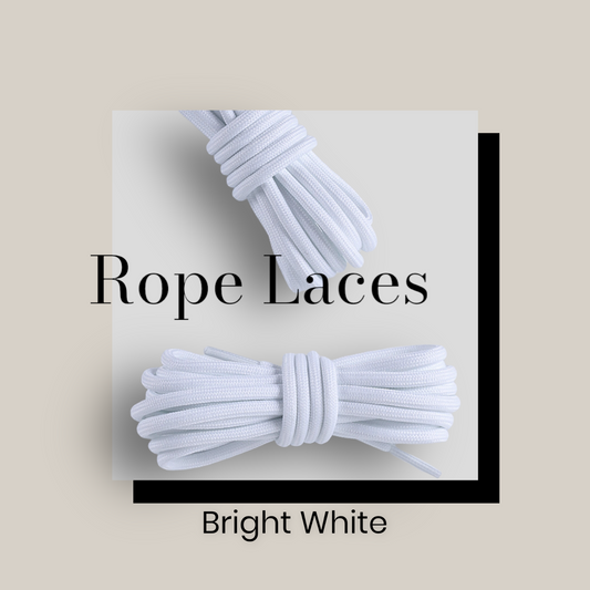 Bright White Jordan XI Replacement Laces