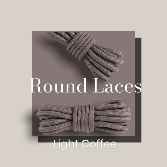 Light Coffee Rope Laces