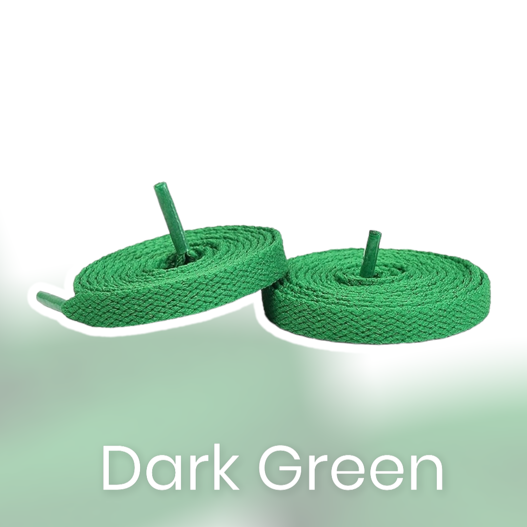 Dark Green Jordan 3 Replacement laces