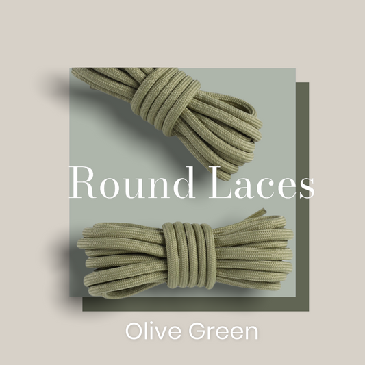 Olive Green Rope Laces