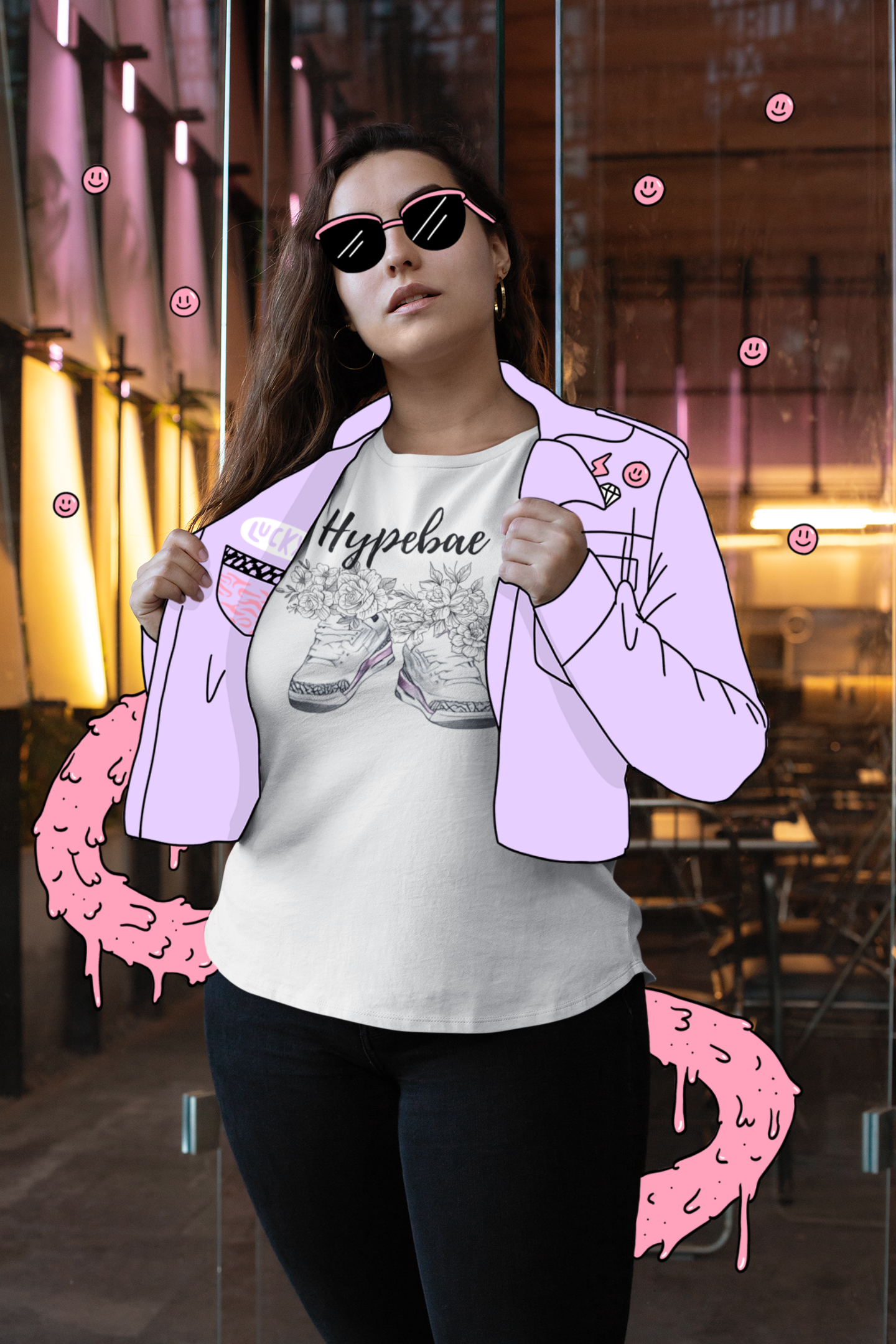 Custom designed Hypebae women's t-shirt