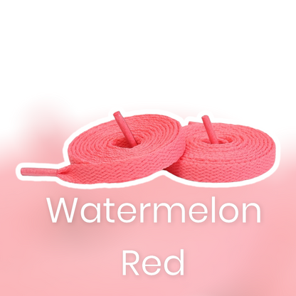 Watermelon Red Jordan 3 Replacement Laces