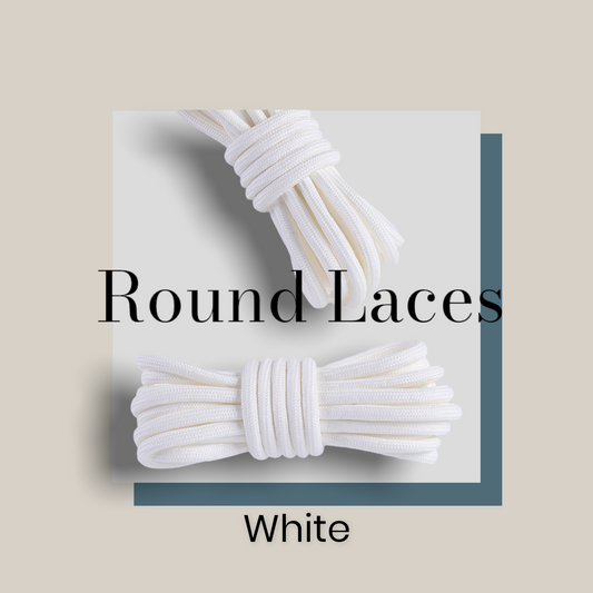 Creamy White Rope Laces